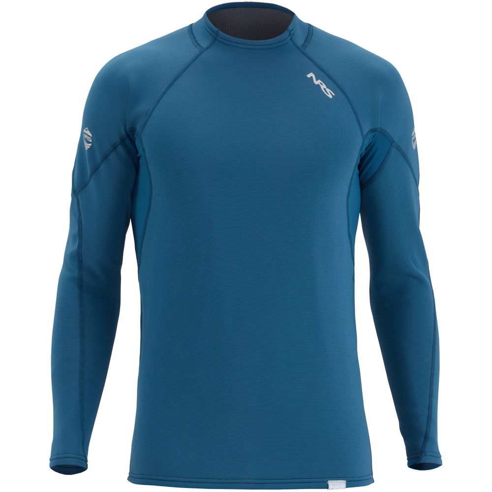 NRS HydroSkin long sleeve shirt men poseidon blue - profile