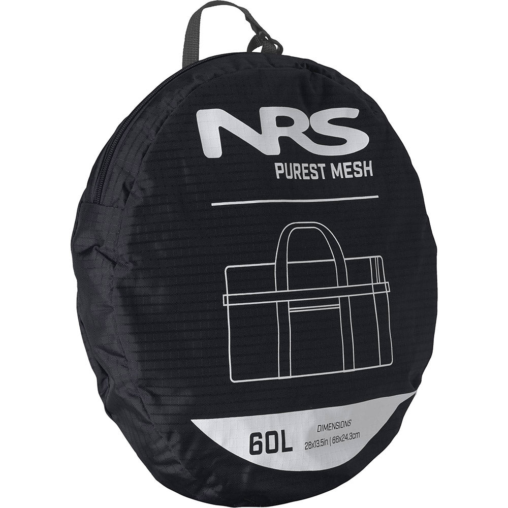 NRS Purest Mesh Duffel 60L StorageBag black