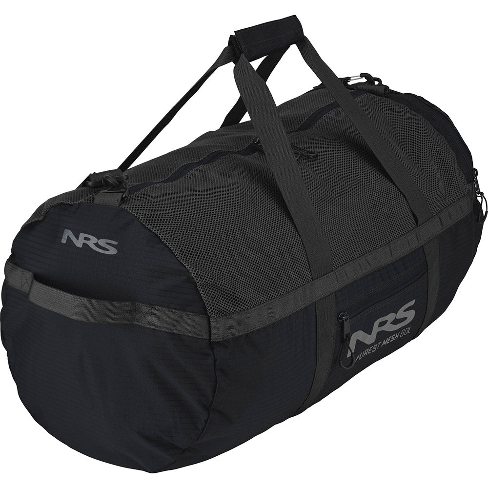 NRS Purest Mesh Duffel Bag 60L left black