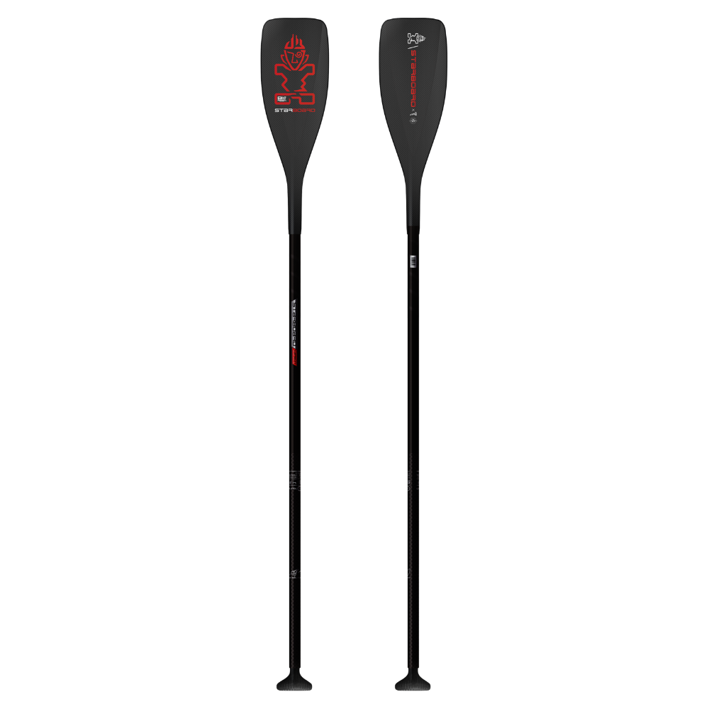 Starboard Lima Prepreg Carbon SUP paddle front and back