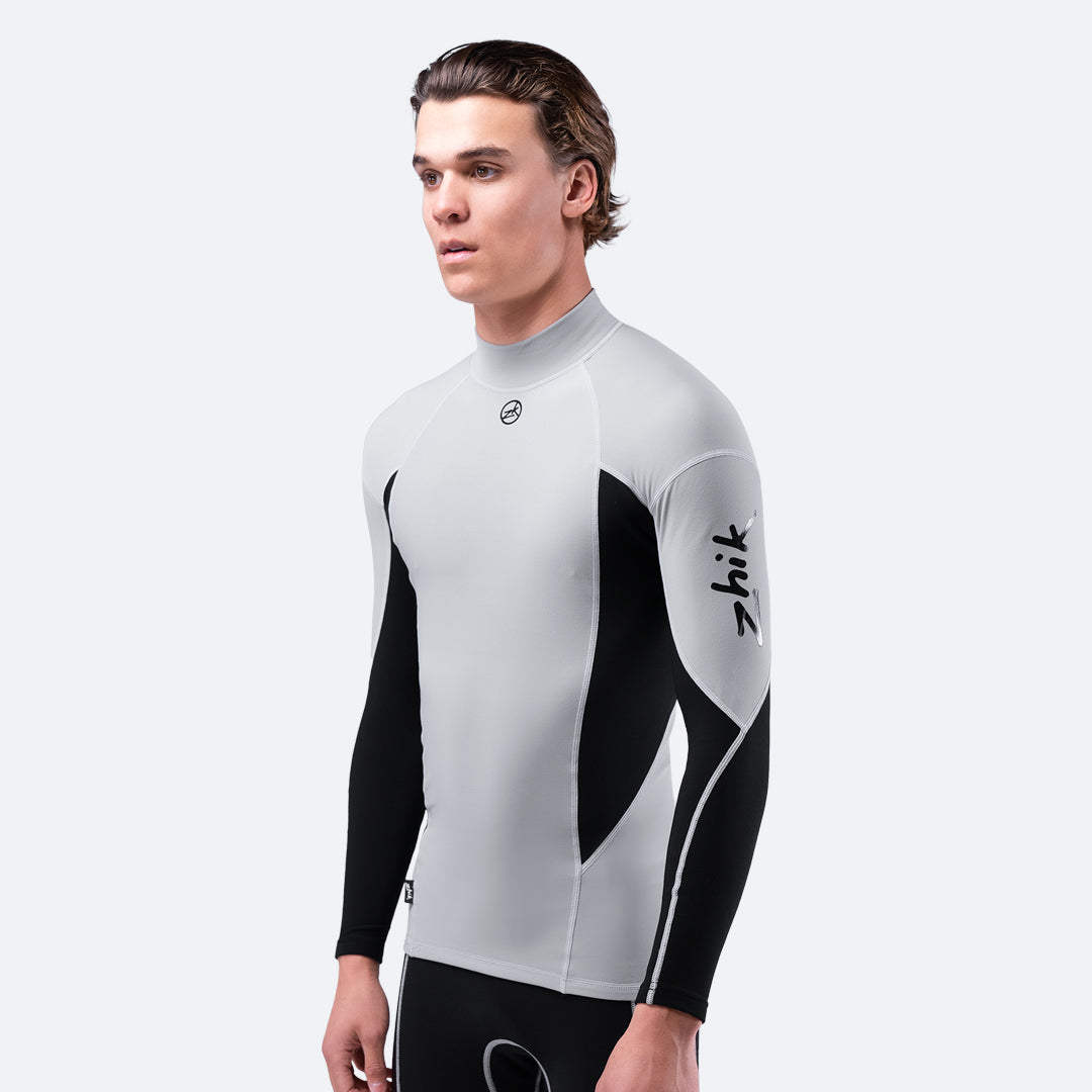 Zhik HydroPhobic Fleece Baselayer Top Black - men front
