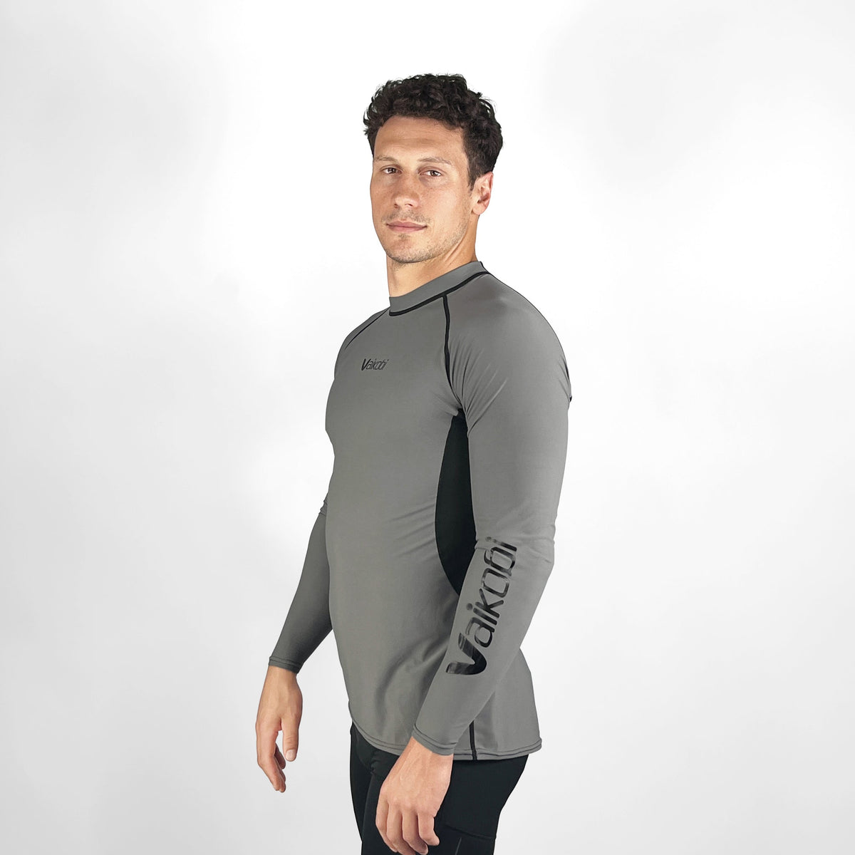 Vaikobi VCOLD Base Layer Long Sleeve Top grey black side