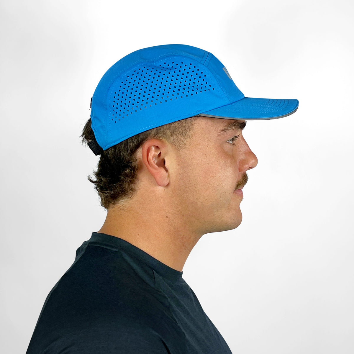 Vaikobi Lightweight Ocean Cap Cyan - side profile