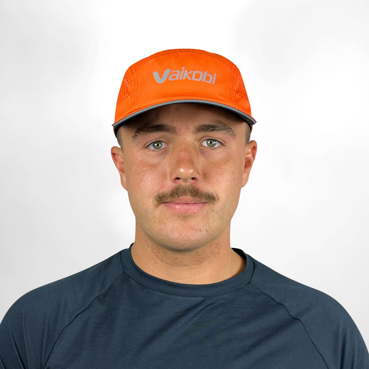 Vaikobi Lightweight Ocean Cap Orange - front angle