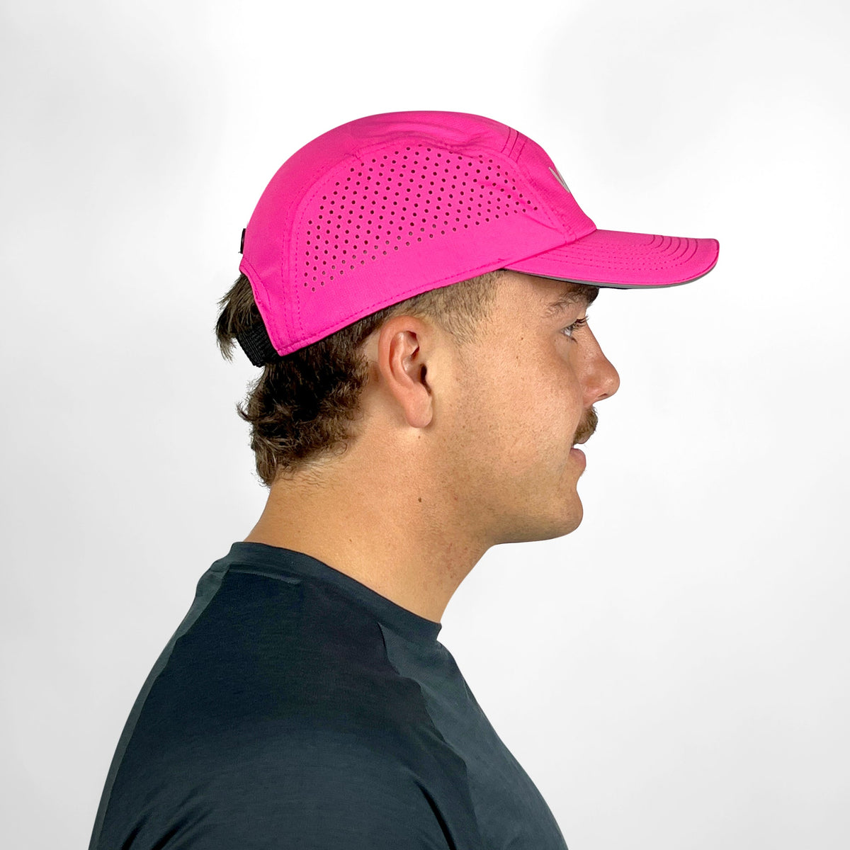 Vaikobi Lightweight Ocean Cap Pink - side profile