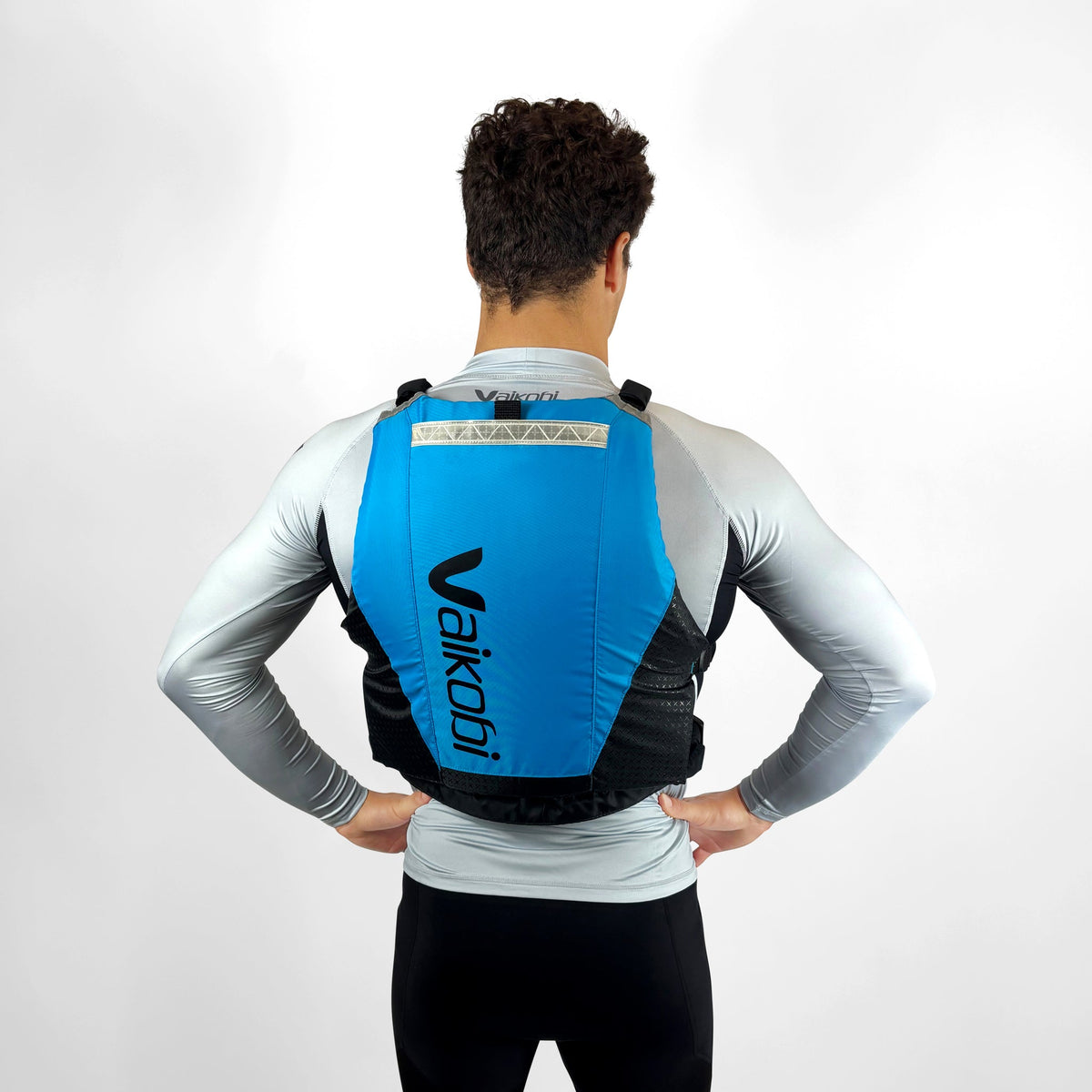 Vaikobi VXP II Race Lifejacket Cyan - rear view