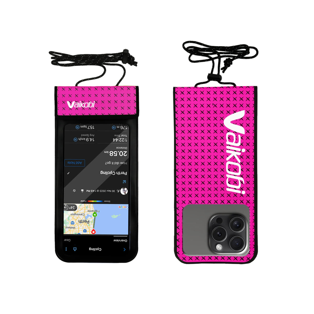 Vaikobi waterproof mobile phone case for iPhone &amp; Android - pink