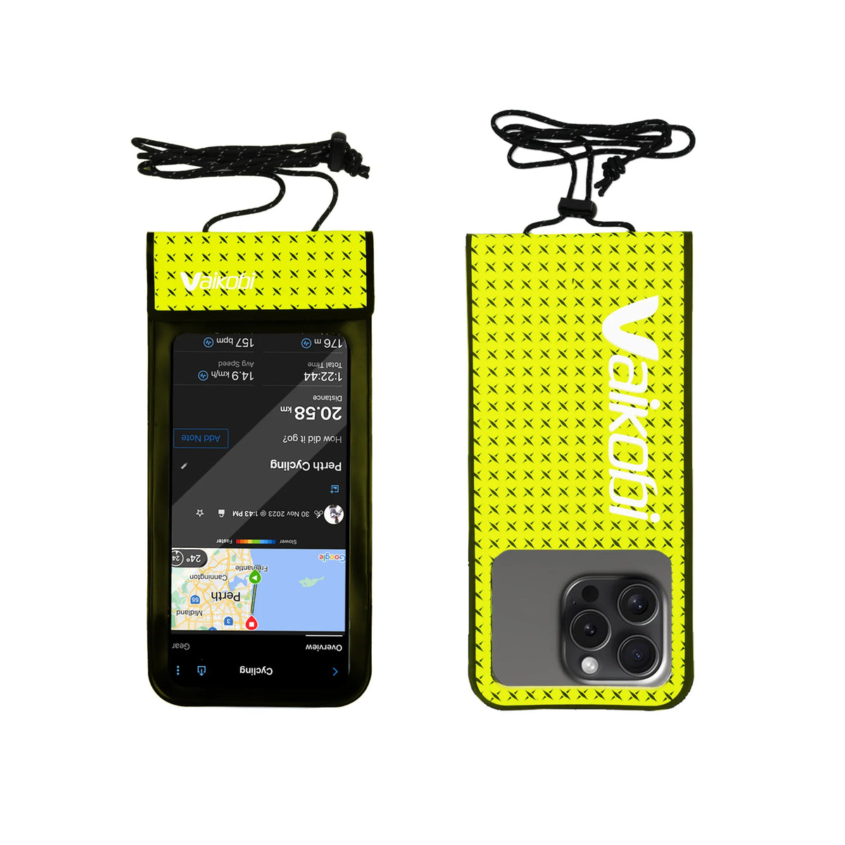 Vaikobi waterproof mobile phone case for iPhone &amp; Android - yellow