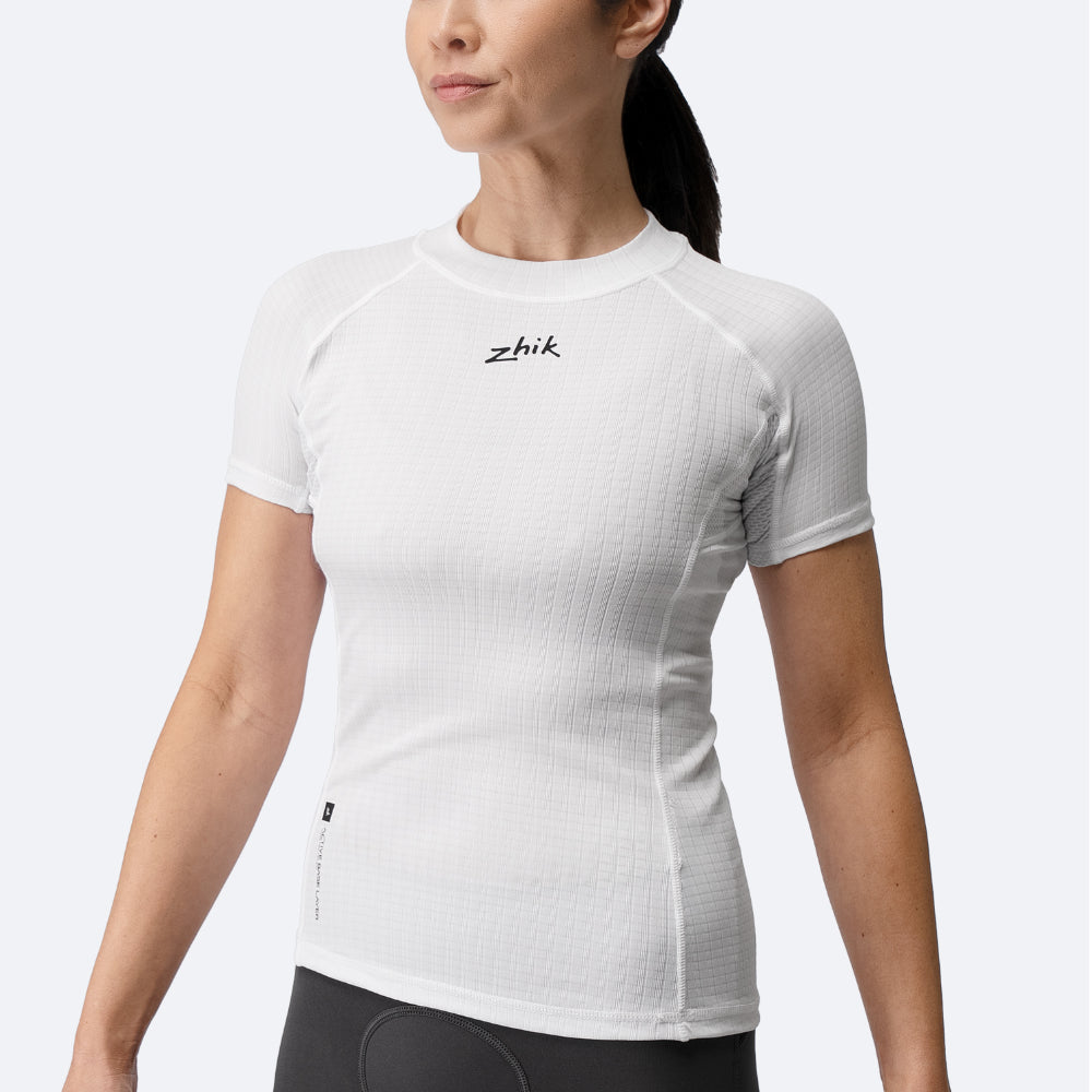 Zhik Active Base Layer Top Women White - side