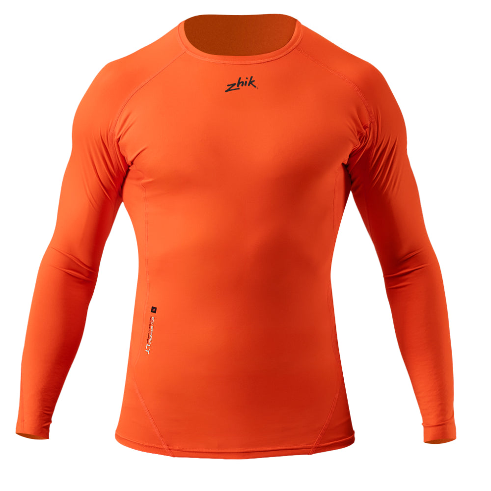 Zhik EcoSpandex LT Long Sleeve Baselayer Flame Red - front