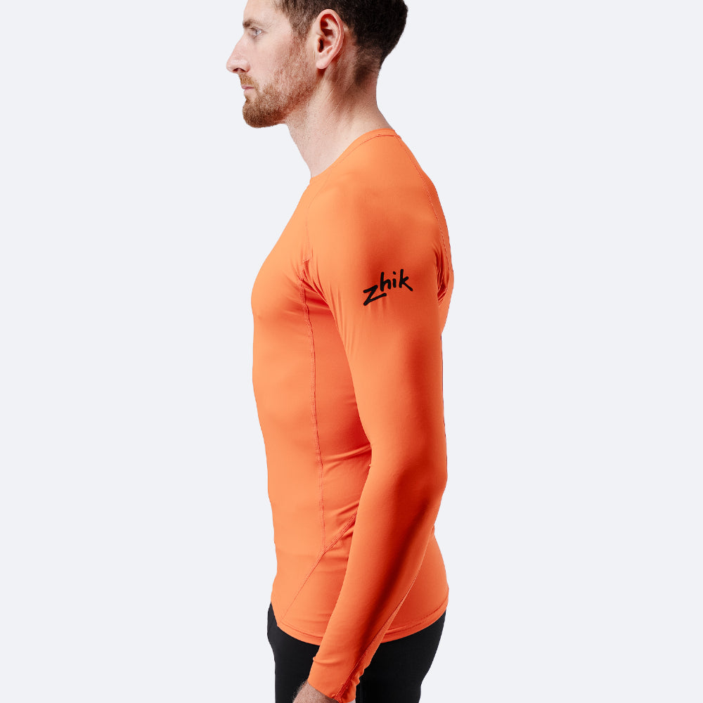 Zhik EcoSpandex LT Long Sleeve Baselayer Flame Red - detail