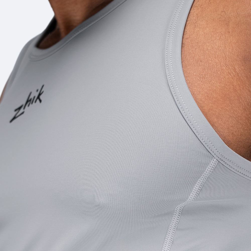 Zhik EcoSpandex LT Race Singlet Platinum - side