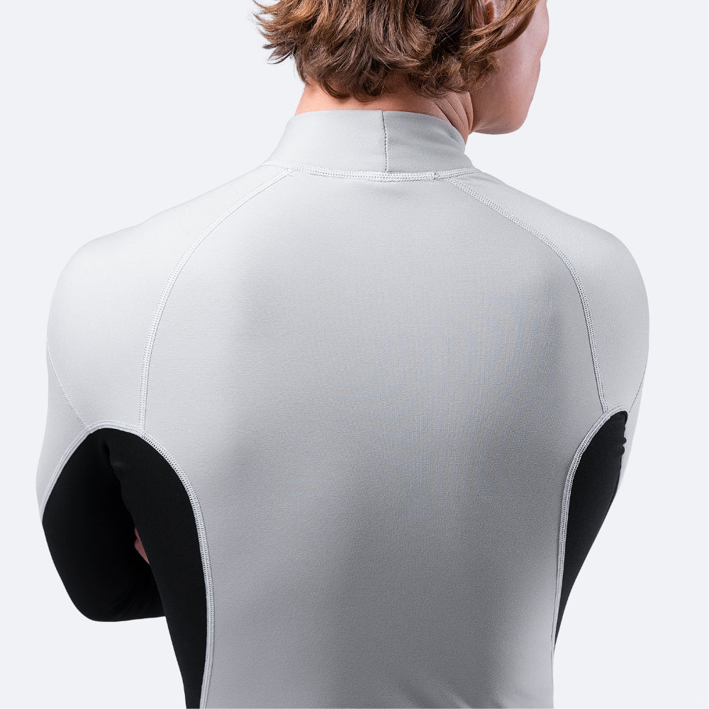 Zhik HydroPhobic Fleece Baselayer Top Black - on model back