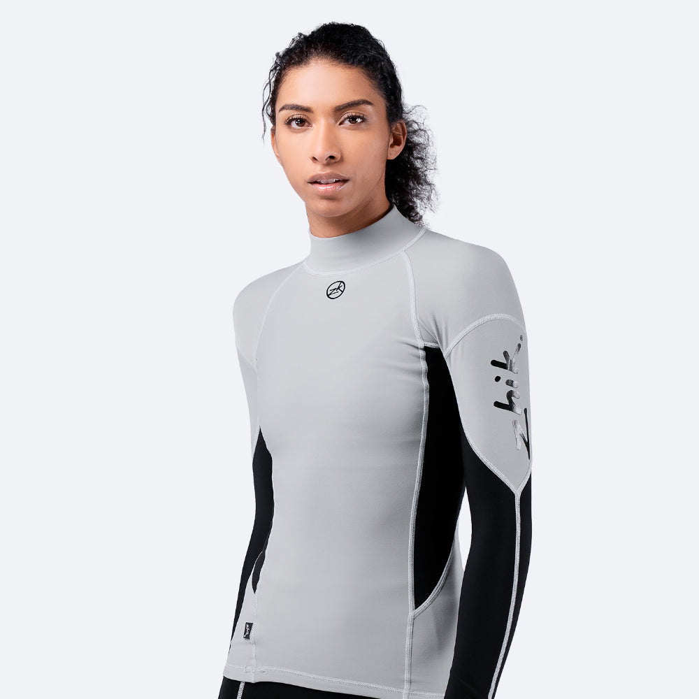 Zhik HydroPhobic Fleece Baselayer Top Black - on model side