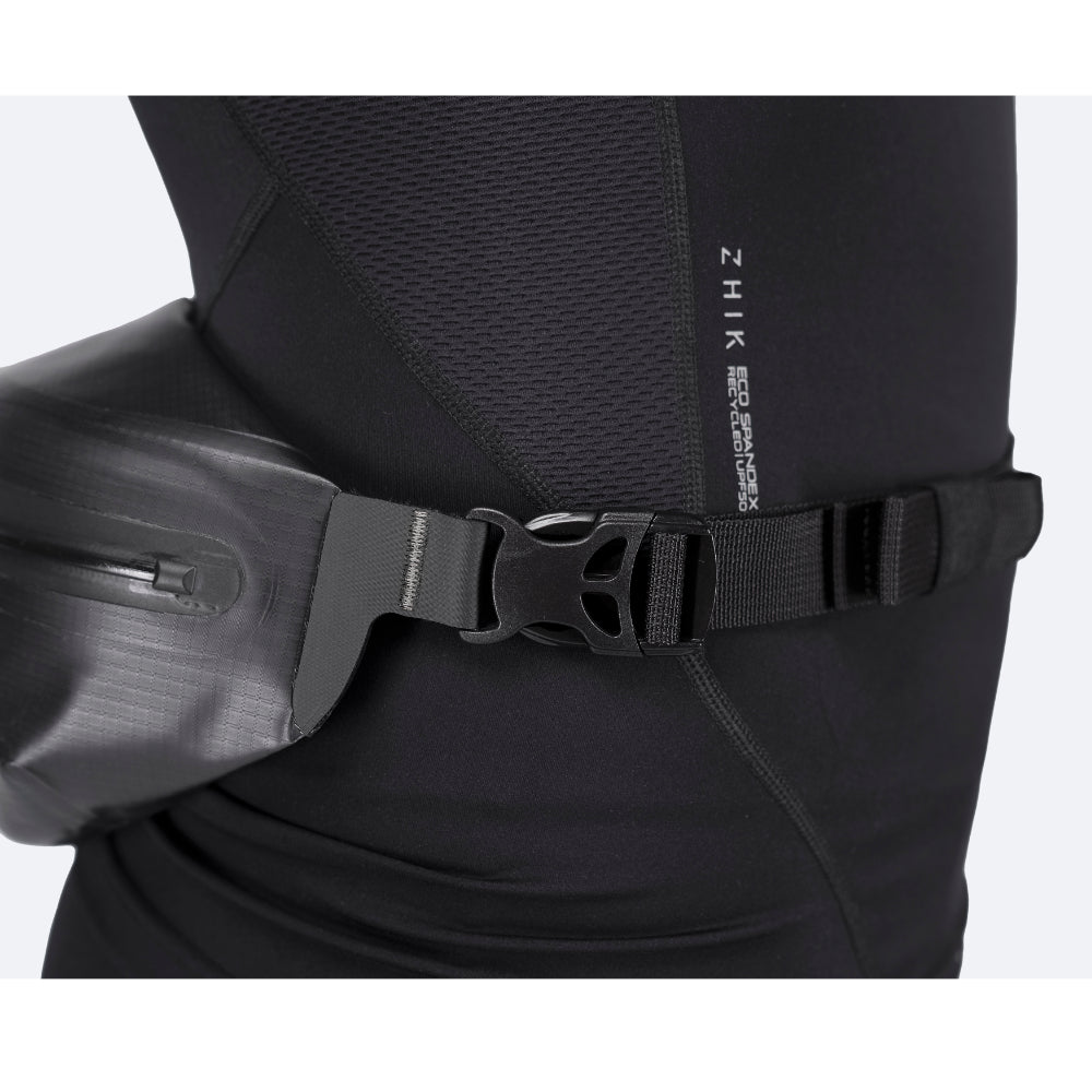 Zhik Waterproof Waist Pack 2L Black - on body