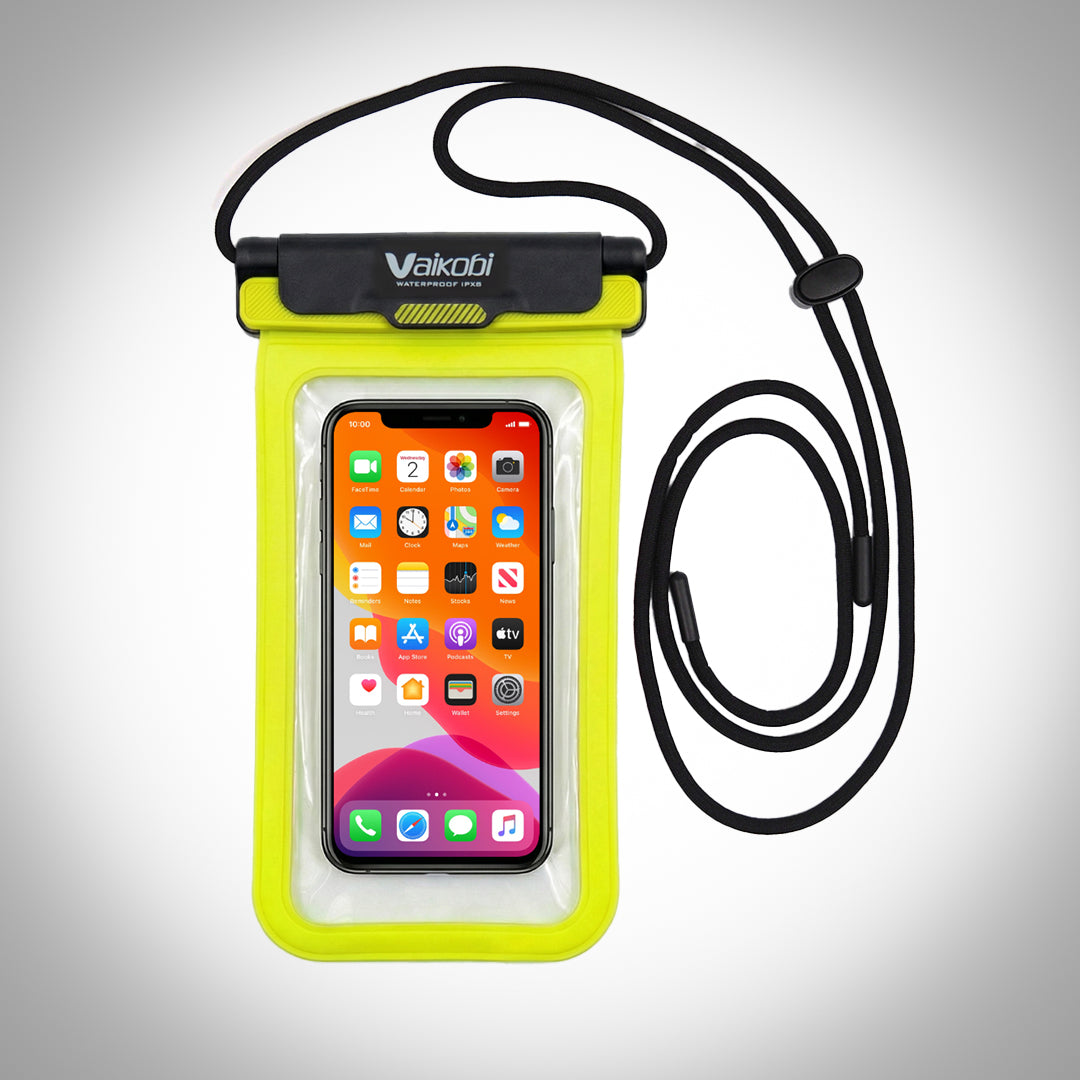 Vaikobi Waterproof Phone Case Yellow - hero view