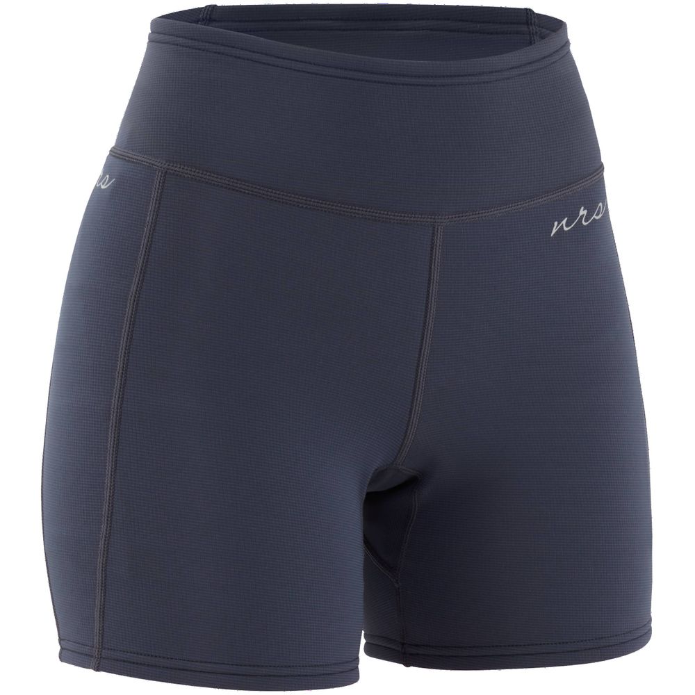 NRS Women's HydroSkin 0.5 mm neoprene shorts dark-shadow