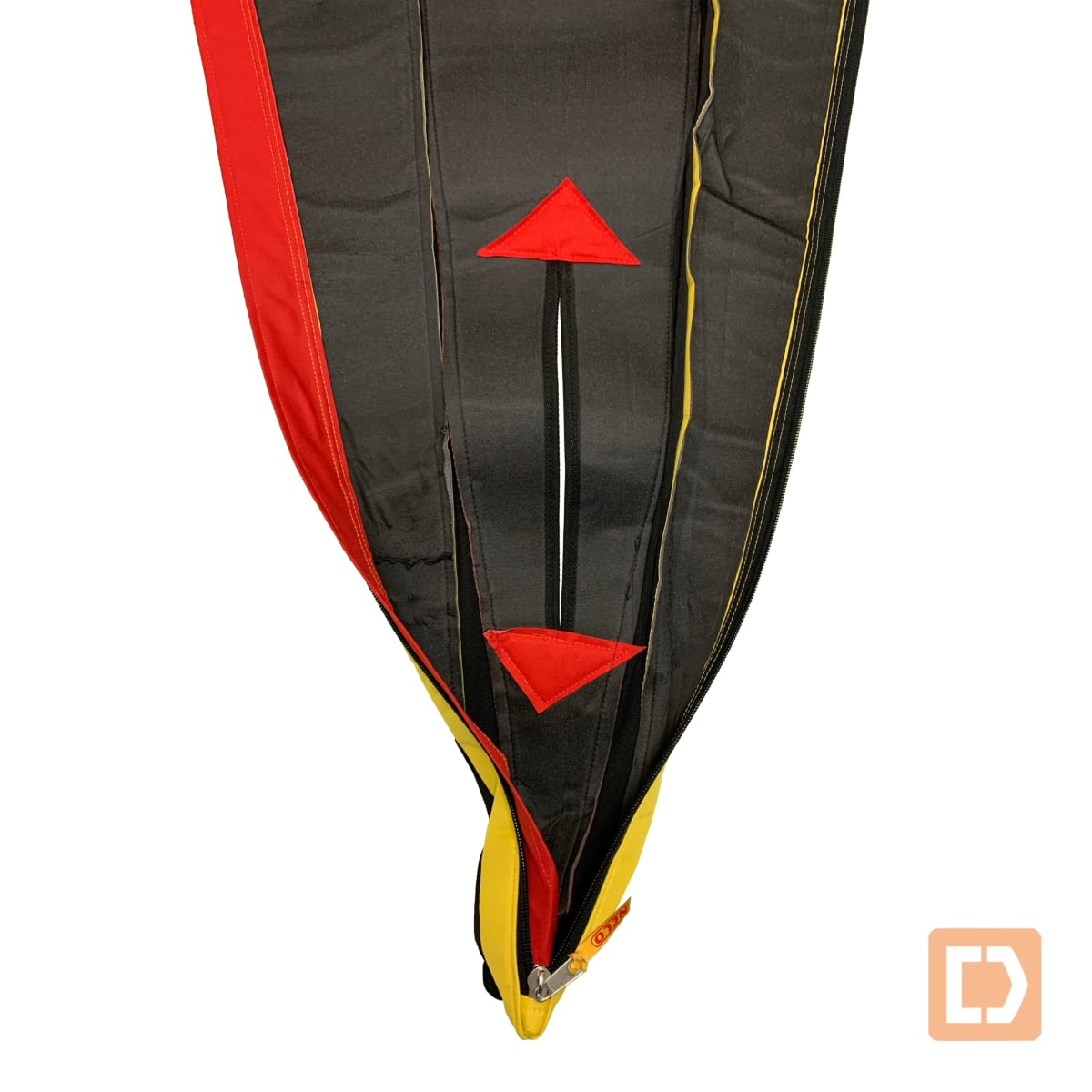 Nelo kayak cover racing K1 red yellow inside