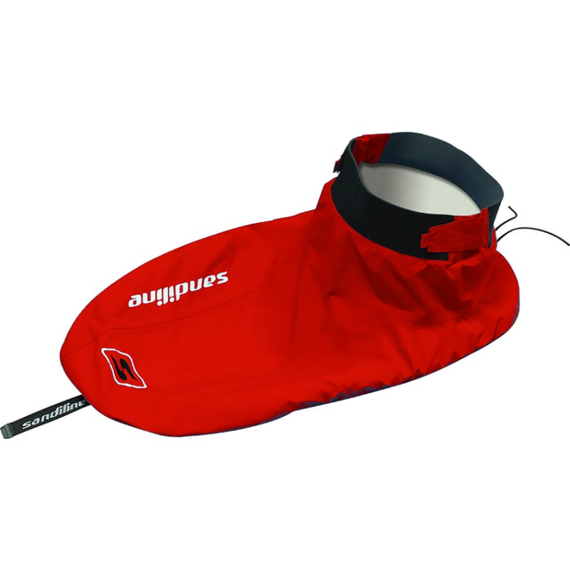 Sandiline canoe racing sprayskirt extra light red