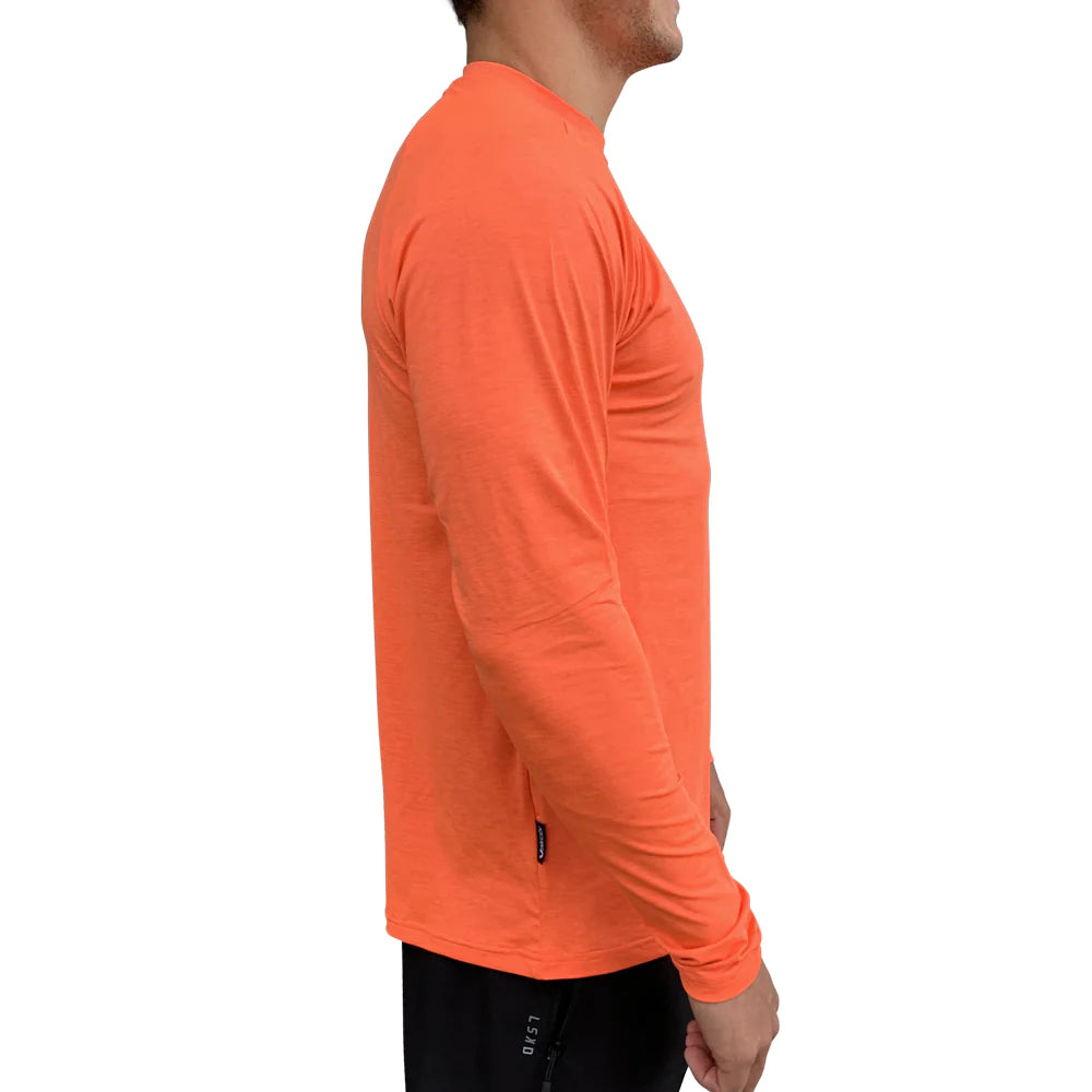 Le Col Long Sleeve Thermal Undervest Base Layer : Orange Le Col Long Sleeve Thermal Undervest Base Layer : Orange