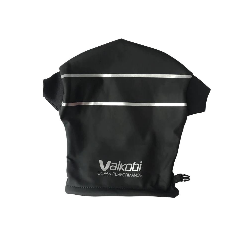 Vaikobi Fleece Lined Pogies - paddling gloved - top view