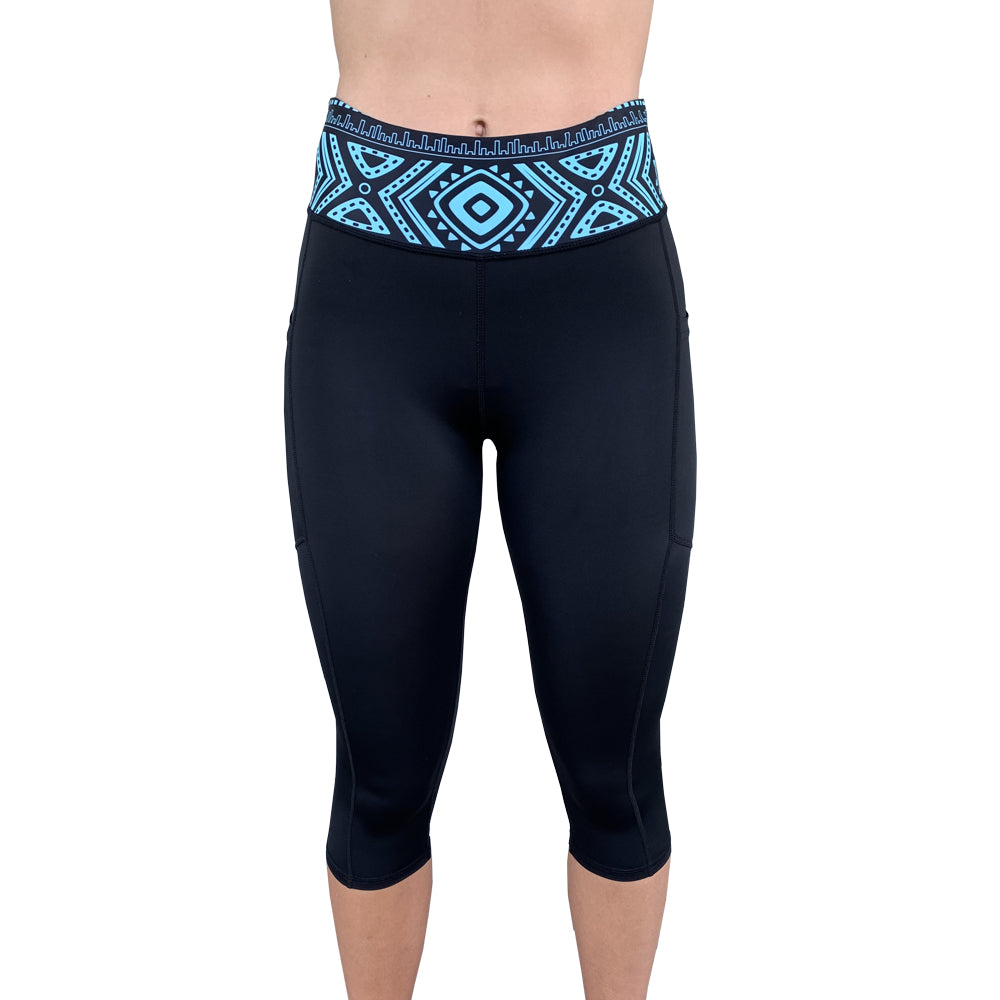 Vaikobi Activ Uv Womens 3/4 Leggings front view
