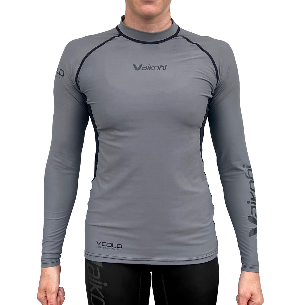 Vaikobi V Cold Baselayer grey black - front