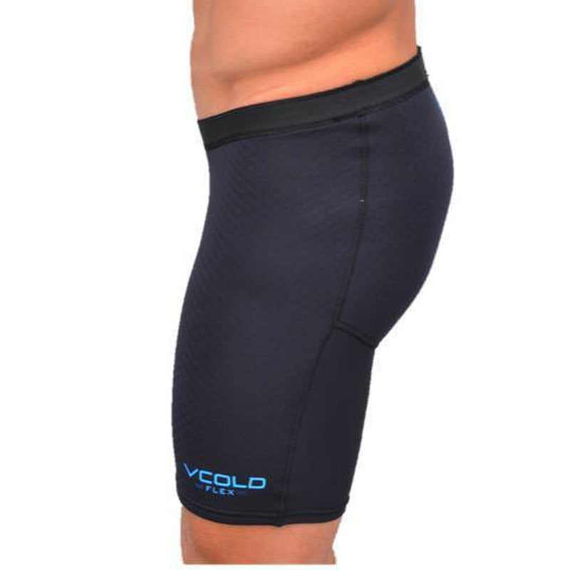 Vaikobi V Cold Flex Paddle Shorts black-cyan front